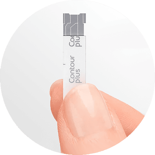 CONTOUR PLUS test strip 試紙特寫